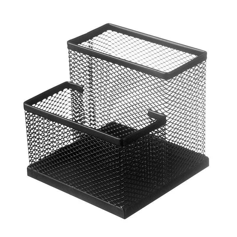 Multifunctional Pen Holder Creative Metal Iron Art Storage Pen Holder Student Stationery Desktop Office Storage Box